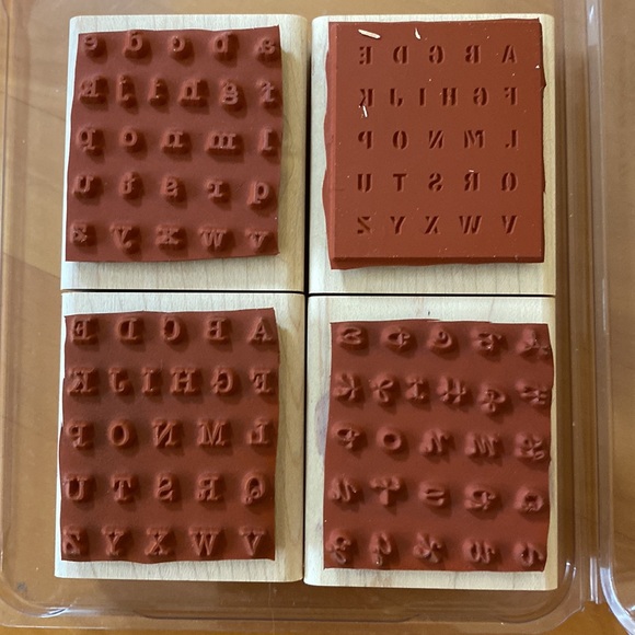 Stampin Up Alphabits stamp set - Picture 2 of 2